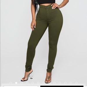 Olive pants